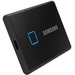 Samsung T7 Touch Portable SSD 2TB Zwart detail