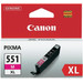 Canon CLI-551XL Cartridge Magenta Main Image