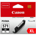 Canon CLI-571XL Cartridge Fotozwart Main Image