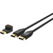 BlueBuilt HDMI 2.0b Cable Nylon 1.5m + 90° Adapter Main Image