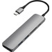 Satechi Type C Slim Multi-Port Adapter V2 Space Grey Main Image