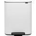 Brabantia Bo Pedal Bin 60L White Main Image