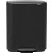 Brabantia Bo Pedal Bin 60L Matte Black Main Image