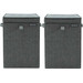 Brabantia 2 Laundry Boxes 35L - Pepper Black Main Image