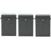 Brabantia 3 Wasboxen - 35 Liter Per Box - Pepper Black Main Image