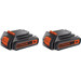 BLACK+DECKER 18V 2.0Ah Battery 2-pack Main Image