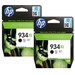 HP 934XL Cartridges Black Duo Pack Main Image