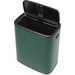 Brabantia Bo Touch Bin 60 Liter Pine Green + Vuilniszakken (120 stuks) bovenkant