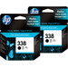 HP 338 Cartridges Zwart Duo Pack Main Image