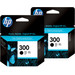 HP 300 Cartridges Zwart Duo Pack Main Image