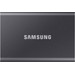 Samsung T7 Portable SSD 1TB Grijs Duo Pack voorkant