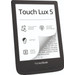 PocketBook Touch Lux 5 Ink Zwart + Pocketbook Shell Book Case Bruin 