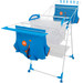 BlueBuilt Droogrek 25 meter met Wasmand, Wasknijpers en Waszak voorkant