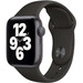 Apple Watch SE 40mm Space Gray Aluminium Zwarte Sportband linkerkant