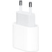 Apple Power Delivery Charger 20W + USB-C Cable Nylon White 1.5m right side