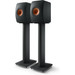 KEF S2 Floor Stand Black (per pair) product in use