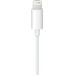 Apple Lightning naar 3.5mm kabel 1.2m Wit detail