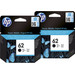 HP 62 Cartridges Black Duo Pack Main Image