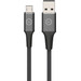 BlueBuilt USB-A to Micro USB Cable Nylon Black 1.5m Main Image