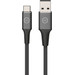 BlueBuilt USB-A to USB-C Cable 1.5m Nylon Black Main Image