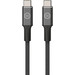 BlueBuilt USB-C to USB-C Cable 3m Nylon Black Main Image