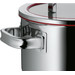 WMF Function 4 pannenset 5-delig met stoominzet, zwart. Innovatieve deksel met 4 afgietfuncties, Geschikt voor Inductie, Glazen deksel, Cromargan 18/10 RVS, Vaatwasserbestendig