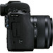 Canon EOS M50 Mark II Zwart Starterskit - EF-M 15-45mm + Tas + Geheugenkaart rechterkant