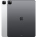 Apple iPad Pro (2021) 12.9 inches 128GB WiFi Space Gray + Targus VersaVu Book Case Black back