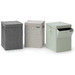 Brabantia 3 Laundry boxes 35L - Green, Pepper Black, and Gray 