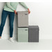 Brabantia 3 Laundry boxes 35L - Green, Pepper Black, and Gray 