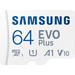 Samsung EVO Plus 64GB microSDXC UHS-I U3 130MB/s Full HD & 4K UHD Memory Card with Adapter Main Image