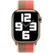 Apple Watch 38/40/41 mm Nylon Sport Loop Horlogeband Pomelo/Sahara-beige 