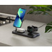 Zens 3-in-1 Wireless Charger 10W with Stand and MagSafe Magnet Black product in use