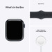 Apple Watch Series 7 41mm Black Aluminum Midnight Sport Band detail