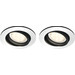 Philips Hue Milliskin Recessed Spot Light White Ambiance Round Aluminum 2-pack Main Image