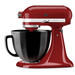 KitchenAid 5KSM2CB5PBS Mengkom Zwart 4,7 L product in gebruik