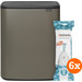 Brabantia Bo Touch Bin 2 x 30 Liter Platinum + Vuilniszakken (120 stuks) Main Image