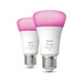 Philips Hue White and Color E27 800lm Duo Pack Main Image