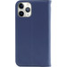 BlueBuilt Apple iPhone 11 Pro Max Book Case Leer Blauw achterkant