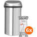 Brabantia Touch Bin 60 Liter Rvs Fingerprint Proof  + Vuilniszakken (120 stuks) Main Image