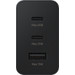 Samsung Super Fast Charging Oplader met 3 Usb Poorten 65W Zwart voorkant