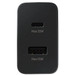 Samsung Super Fast Charging Oplader met 2 Usb Poorten 35W Zwart voorkant