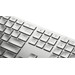 HP 970 Dual-Mode Wireless Keyboard Silver QWERTY detail