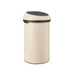 Brabantia Touch Bin 60L Soft Beige + Trash Bags (120 units) back