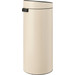 Brabantia Touch Bin 30L Soft Beige + Trash Bags (120 units) back