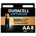 Duracell Alkaline Optimum AA batteries 8 units Main Image