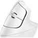 Logitech Lift Vertical Ergonomic Mouse White left side