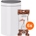 Brabantia Touch Bin 40L White + Trash Bags (120 units) Main Image