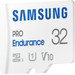 Samsung PRO Endurance 32GB microSDHC + SD Adapter right side