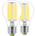 Philips LED Filament Light - 4W - E27 - Warm White Light 2-pack Main Image